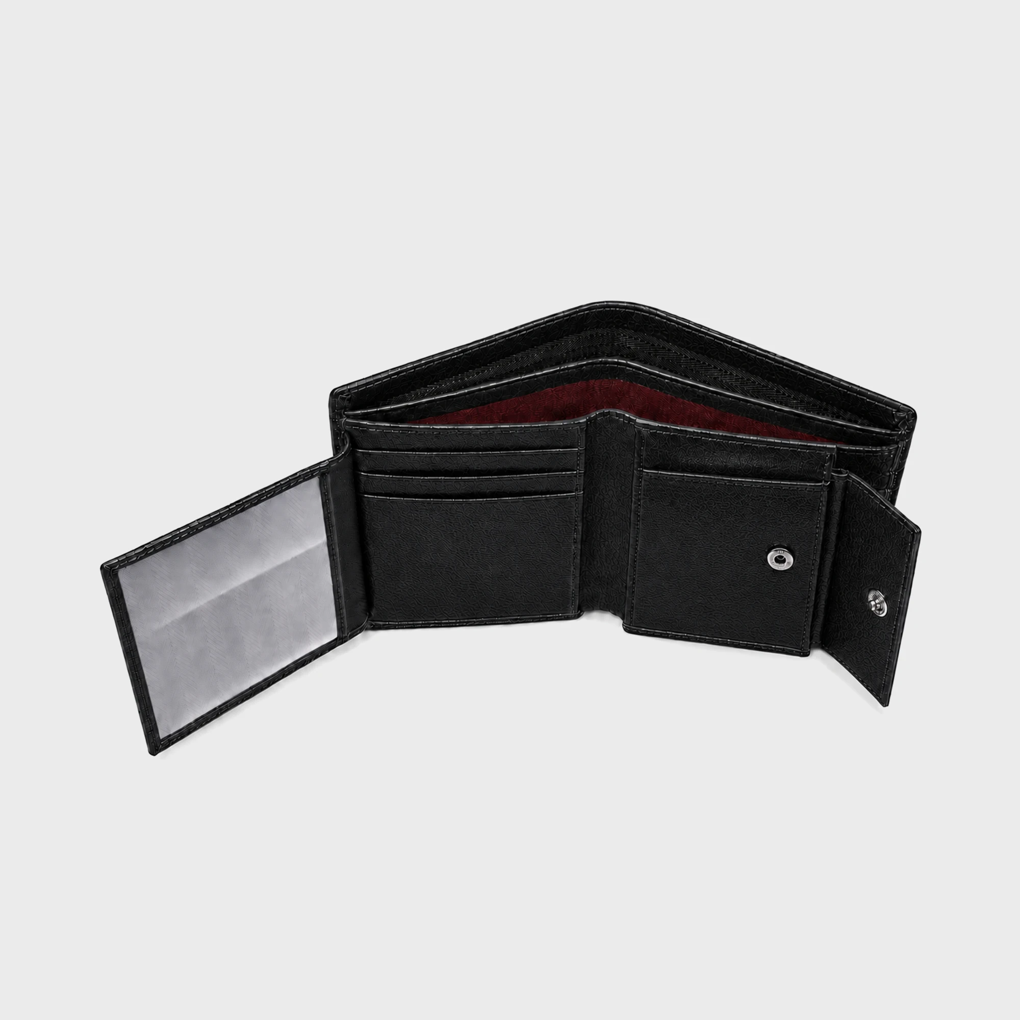 Kellon Bifold Leather Wallet Black - DWK101B